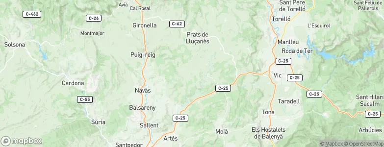 Sant Feliu Sasserra, Spain Map