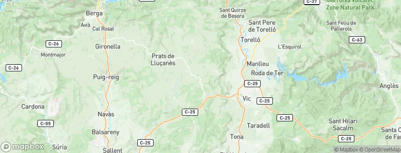 Sant Genís, Spain Map