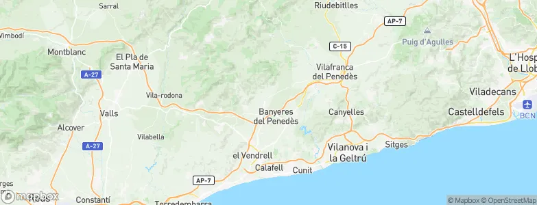 Sant Jaume dels Domenys, Spain Map