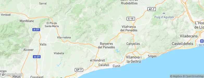 Sant Jaume dels Domenys, Spain Map