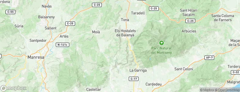 Sant Martí de Centelles, Spain Map
