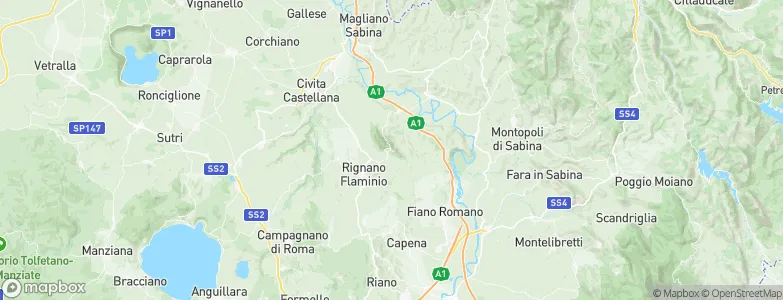 Sant'Oreste, Italy Map