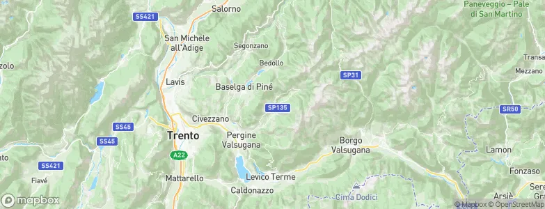Sant'Orsola Terme, Italy Map
