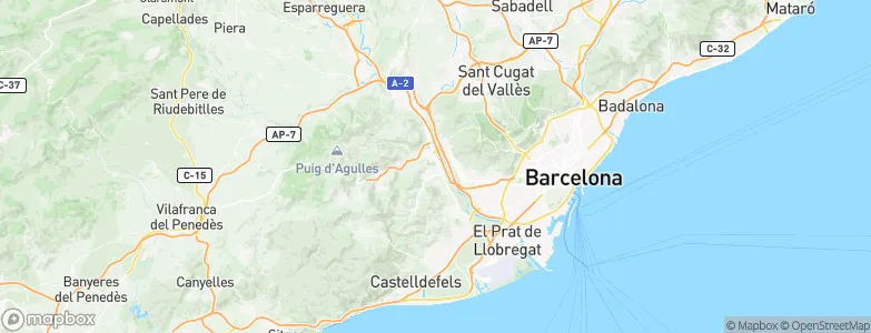 Sant Vicenç dels Horts, Spain Map