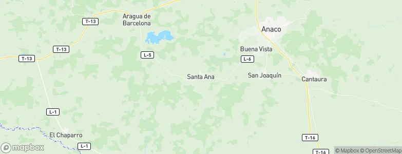 Santa Ana, Venezuela Map