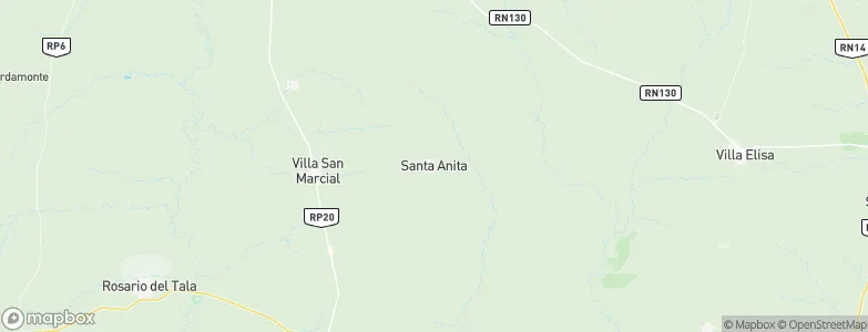 Santa Anita, Argentina Map