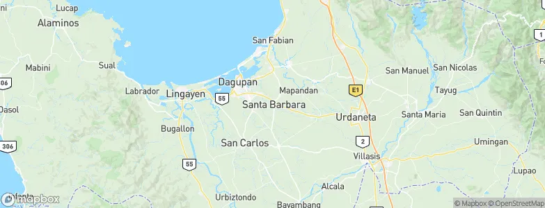 Santa Barbara, Philippines Map