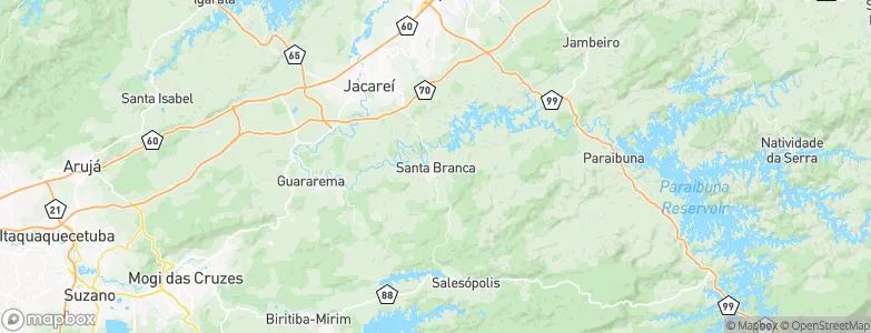 Santa Branca, Brazil Map