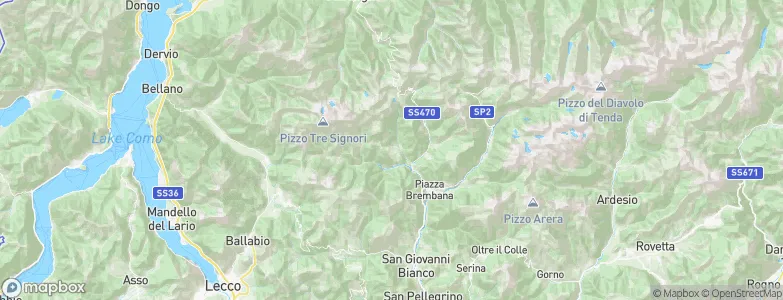 Santa Brigida, Italy Map