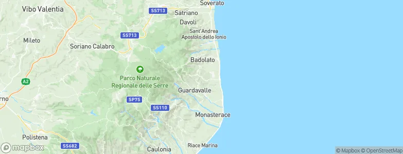 Santa Caterina dello Ionio, Italy Map