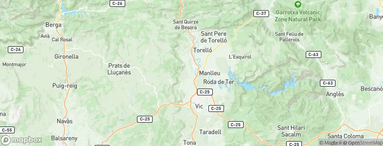 Santa Cecília de Voltregà, Spain Map