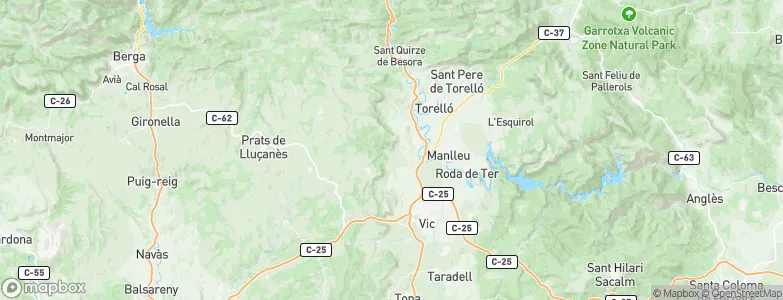 Santa Cecília de Voltregà, Spain Map