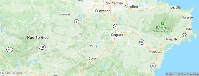 Santa Clara, Puerto Rico Map