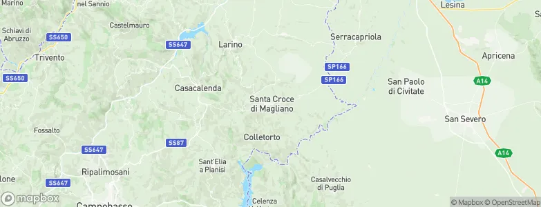 Santa Croce di Magliano, Italy Map