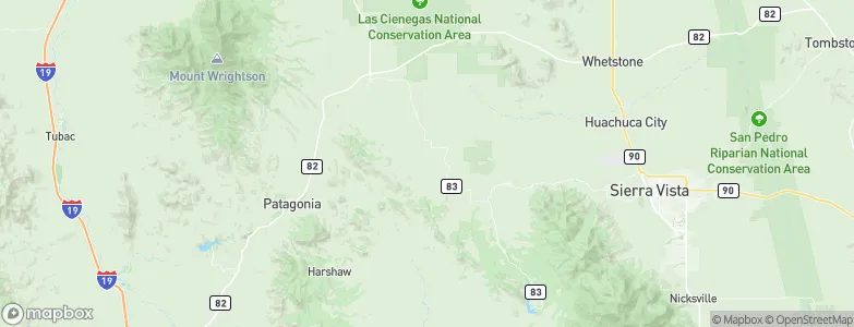 Santa Cruz County, United States Map