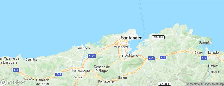 Santa Cruz de Bezana, Spain Map