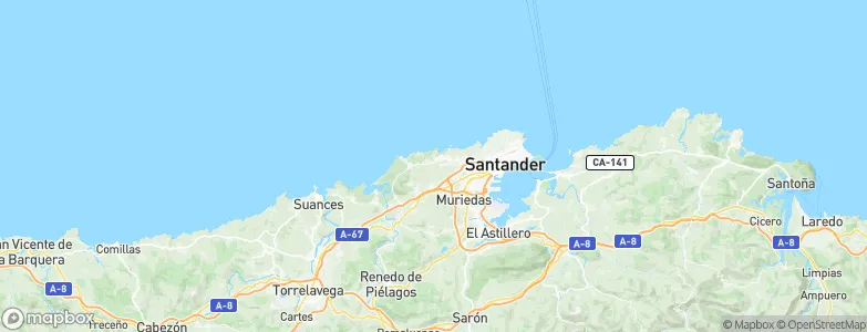 Santa Cruz de Bezana, Spain Map