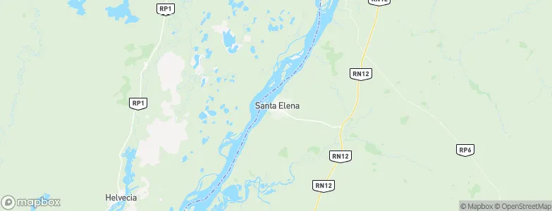 Santa Elena, Argentina Map