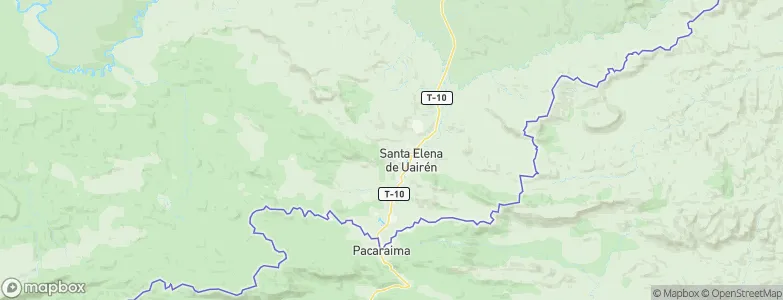 Santa Elena de Uairen, Venezuela Map