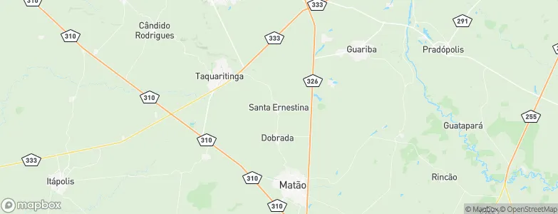 Santa Ernestina, Brazil Map