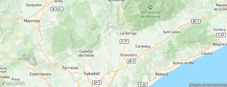 Santa Eulàlia de Ronçana, Spain Map