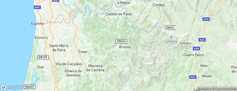 Santa Eulália, Portugal Map