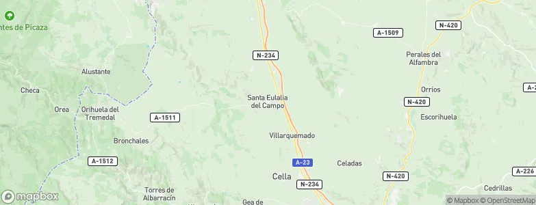 Santa Eulalia, Spain Map