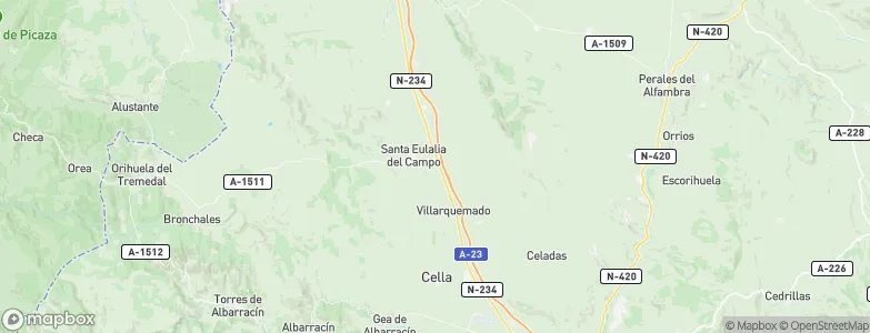 Santa Eulalia, Spain Map