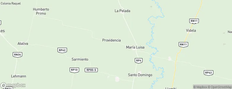 Santa Fe Province, Argentina Map