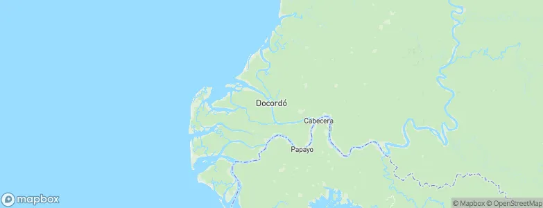 Santa Genoveva de Docordó, Colombia Map