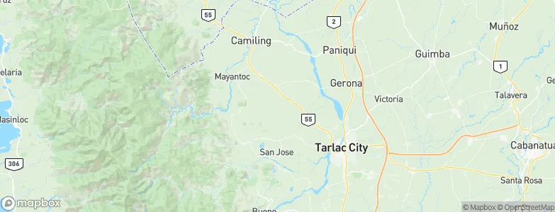 Santa Ines West, Philippines Map