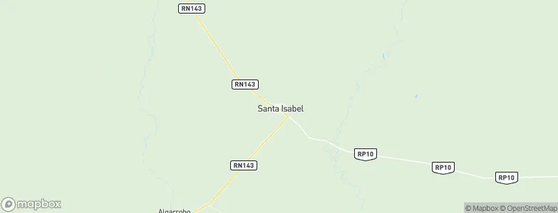 Santa Isabel, Argentina Map