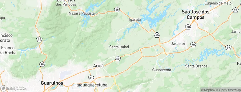 Santa Isabel, Brazil Map