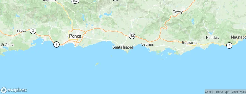 Santa Isabel, Puerto Rico Map