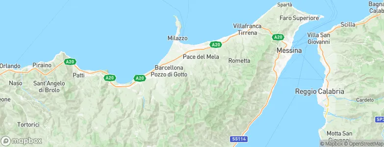 Santa Lucia del Mela, Italy Map