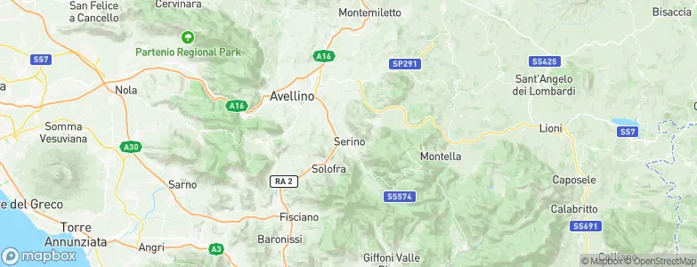 Santa Lucia di Serino, Italy Map