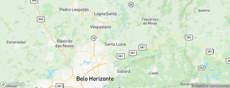 Santa Luzia, Brazil Map