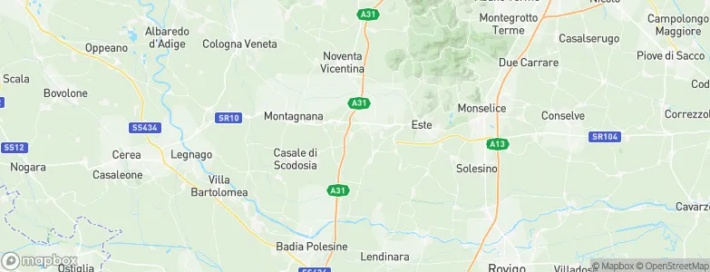 Santa Margherita d'Adige, Italy Map