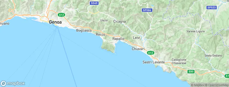 Santa Margherita Ligure, Italy Map