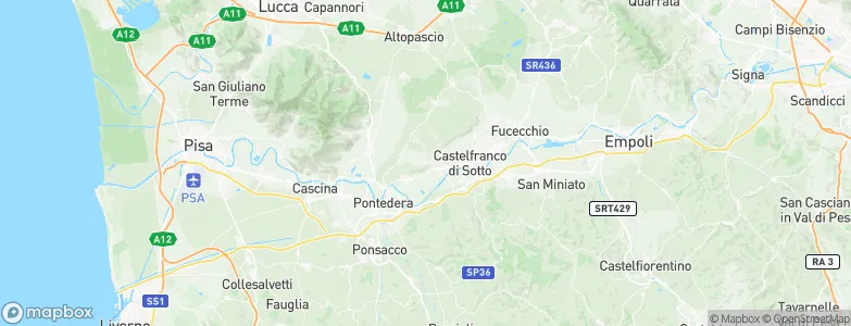 Santa Maria a Monte, Italy Map