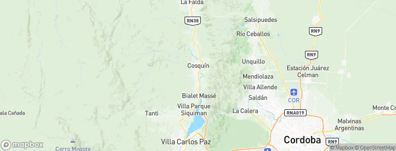 Santa María, Argentina Map
