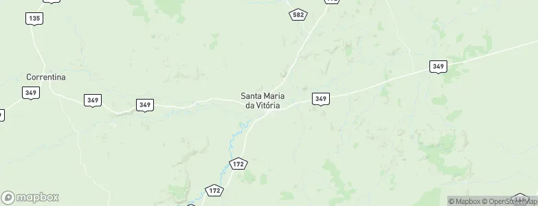 Santa Maria da Vitória, Brazil Map
