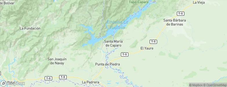 Santa Maria de Caparo, Venezuela Map
