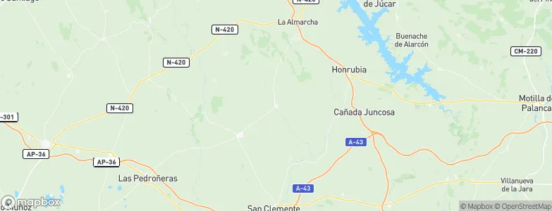 Santa María del Campo Rus, Spain Map