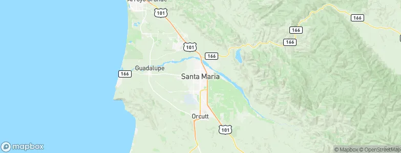 Santa Maria, United States Map