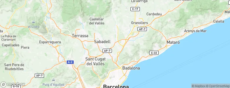 Santa Perpètua de Mogoda, Spain Map