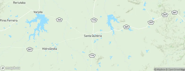 Santa Quitéria, Brazil Map