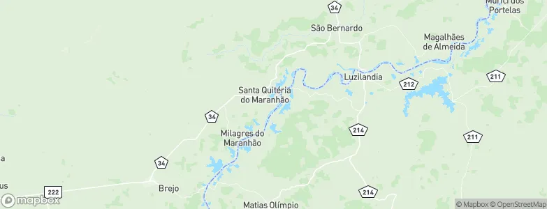 Santa Quitéria do Maranhão, Brazil Map
