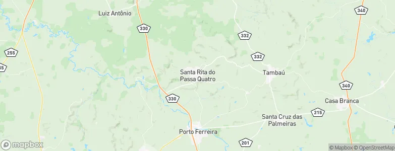 Santa Rita do Passa Quatro, Brazil Map