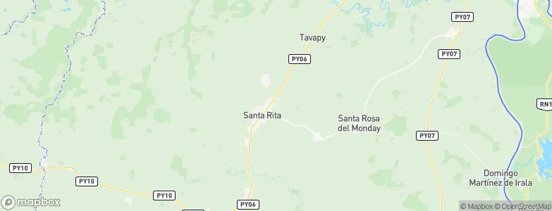 Santa Rita, Paraguay Map